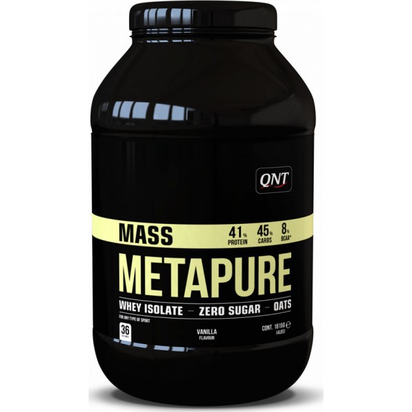 QNT Metapure Mass Whey Isolate Πρωτεΐνη Ορού Γάλακτος με Γεύση Βανίλια 1.815kg