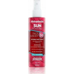 Heremco Histoplastin Sun Protection Αδιάβροχη Αντηλιακή Λοσιόν Προσώπου και Σώματος SPF50 με Χρώμα σε Spray 200ml