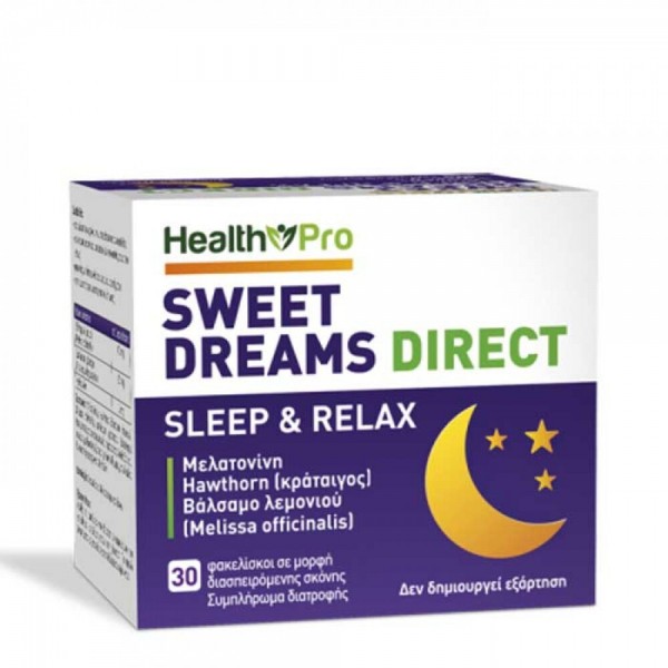 Health Pro Sweet Dreams Συμπλήρωμα για τον Ύπνο 30 φακελίσκοι