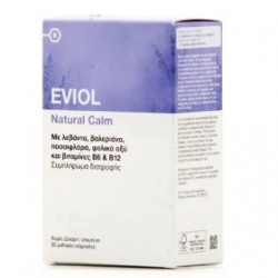 Eviol Natural Calm Συμπλήρωμα για το Άγχος 30 κάψουλες 30 μαλακές κάψουλες