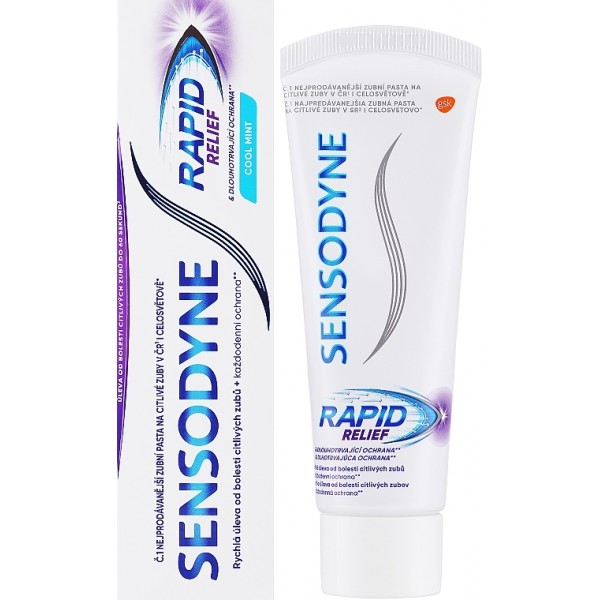 Sensodyne Rapid Relief Οδοντόκρεμα κατά της Τερηδόνας 75ml