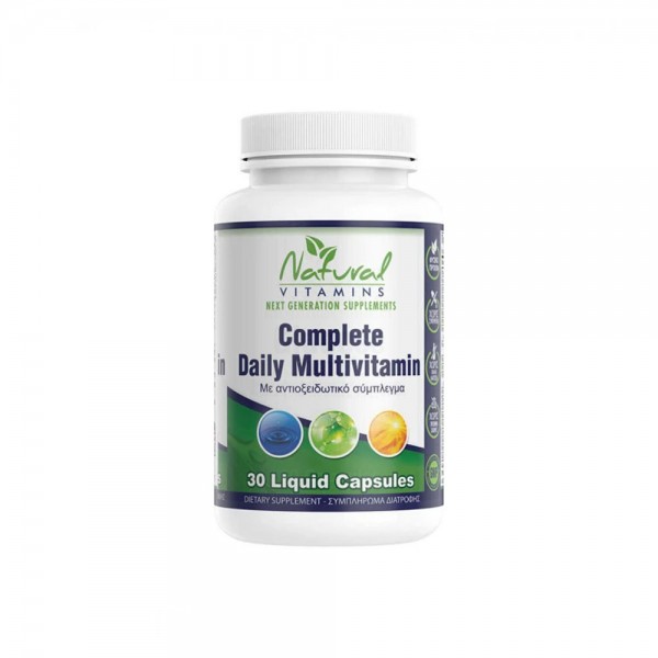 Natural Vitamins Complete Daily Multivitamin Βιταμίνη 30 κάψουλες