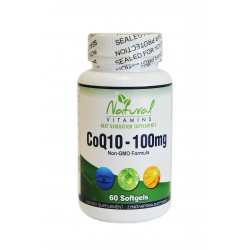 Natural Vitamins CoQ10 100mg 60 μαλακές κάψουλες